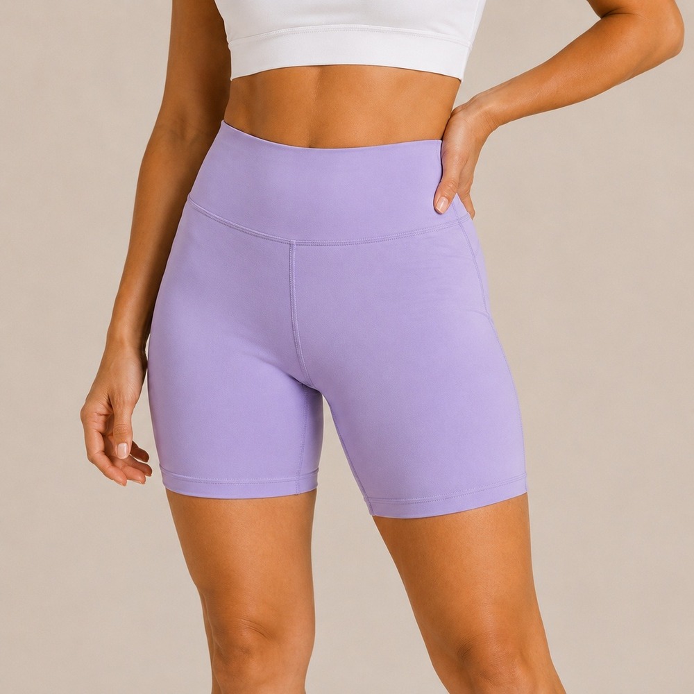 EleVen‎ Venus Williams L Lavender High Rise Biker Shorts Tennis Running Workout